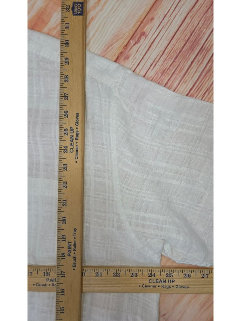 Tommy Bahama White Linen Short Sleeve Shirt Large - Picture 7 of 7
